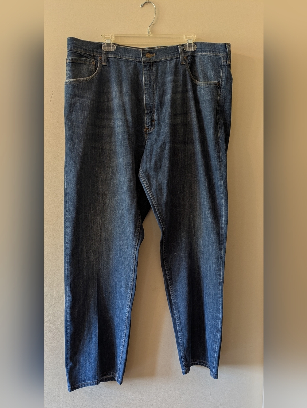 Wrangler Relaxed Fit Dark Blue Men's Jeans 40x32